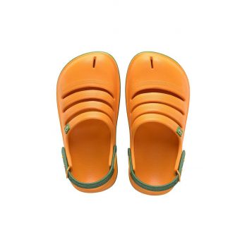 Havaianas slapi copii KIDS CLOG BRASILP culoarea portocaliu