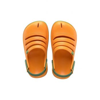 Havaianas slapi copii KIDS CLOG BRASILP culoarea portocaliu