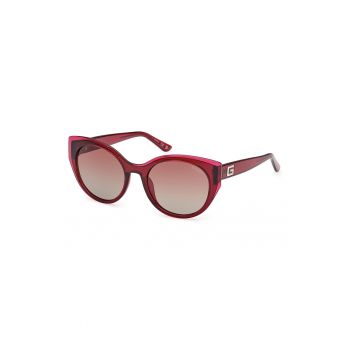 Ochelari de soare - cat-eye cu detalii logo