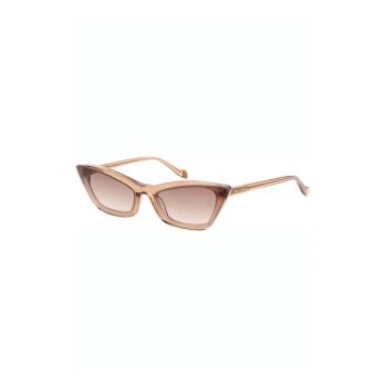 Ochelari de soare cat-eye cu logo