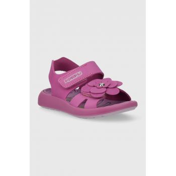 Primigi sandale din piele intoarsa pentru copii culoarea roz de firma originale