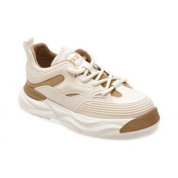 Pantofi sport GRYXX albi, 66008, din piele naturala