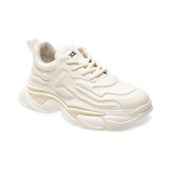 Pantofi sport GRYXX albi, 66019, din piele naturala la reducere