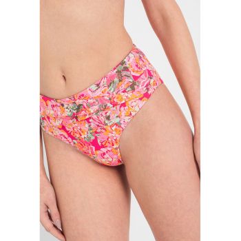 Slip cu imprimeu floral la reducere