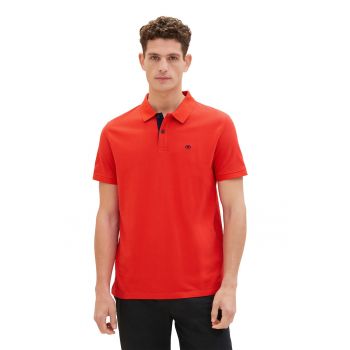 Tricou polo din bumbac pique