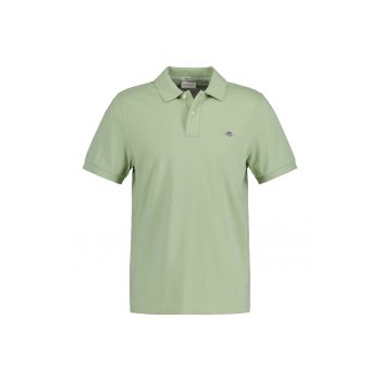 Tricou polo regular fit de bumbac Shield de firma original