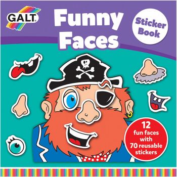 Carte Abtibilduri Funny Faces  A3069A Multicolor