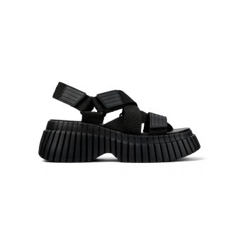 - Sandale wedge cu aspect masiv BCN