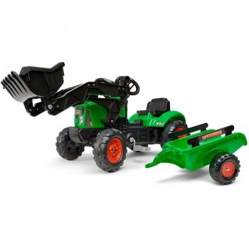 Tractor Pedale Cupa Frontala  Remorca   FK 2031M  Verde