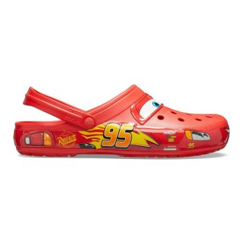 Saboți Crocs Lightning McQueen Adult Clog Rosu - Red de firma originali