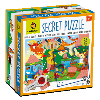 Secret Puzzle - Asaltul castelului, Ludattica, 3 ani+ de firma original