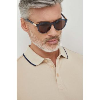 Gucci ochelari de soare barbati, culoarea albastru marin de firma originali