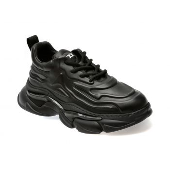 Pantofi sport GRYXX negri, 66019, din piele naturala la reducere