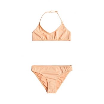 Roxy costum de baie pentru copii din două piese BASIC ACTIVE culoarea portocaliu