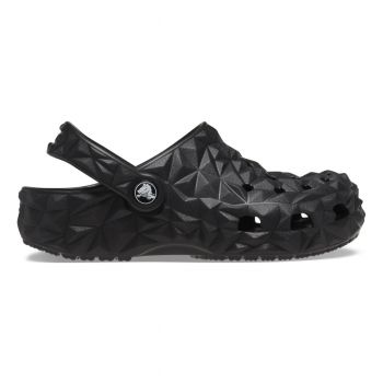 Saboti Crocs Classic Geometric Clog Kids Negru - Black ieftini