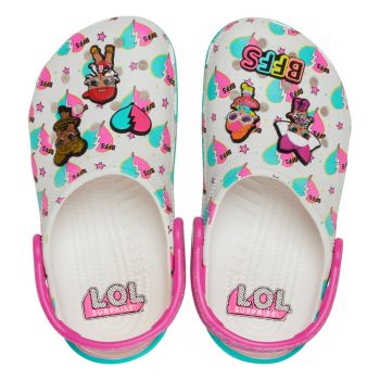 Saboti Crocs Classic LOL Surprise BFF Clog Kids Alb - White de firma originali