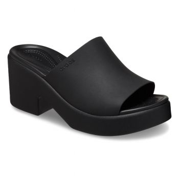 Sandale Crocs Brooklyn Slide Heel Negru - Black/Black