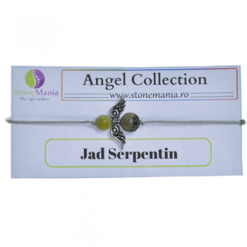 Bratara therapy angel collection jad serpentin 6-8mm