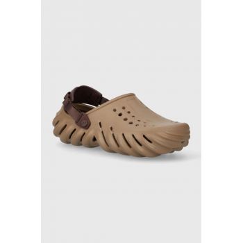 Crocs papuci X - (Echo) Clog culoarea maro, 207937 de firma originali