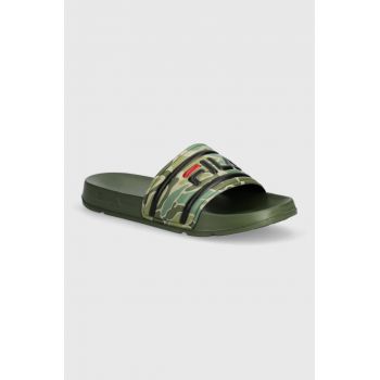 Fila papuci Morro Bay barbati, culoarea verde, FFM0315 ieftini
