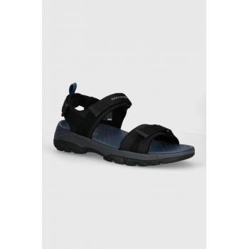 Skechers sandale Tresmen Ryer barbati, culoarea negru