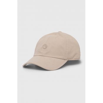 adidas Originals șapcă de baseball din bumbac culoarea bej, cu imprimeu, IS4636