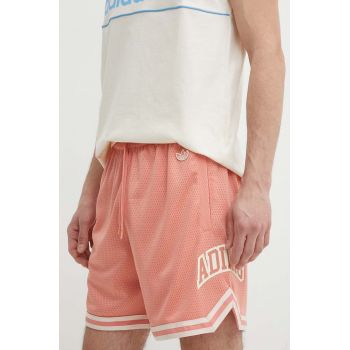 adidas Originals pantaloni scurti barbati, culoarea roz, IS2918 de firma originali