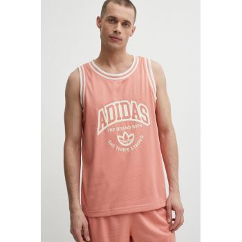 adidas Originals tricou barbati, culoarea roz, IS2899 de firma original