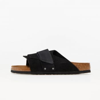 Birkenstock Kyoto VL Soft Suede & Nubuck Black ieftina