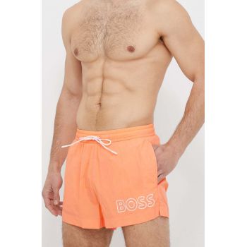 BOSS pantaloni scurți de baie culoarea portocaliu 50469280 ieftin