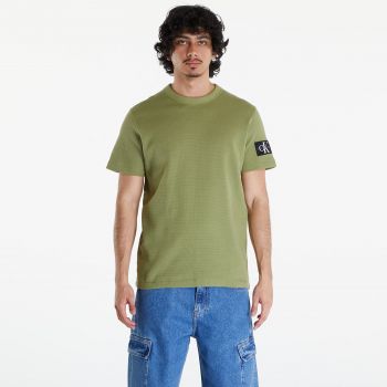Calvin Klein Jeans Cotton Waffle T-Shirt Dark Juniper ieftin