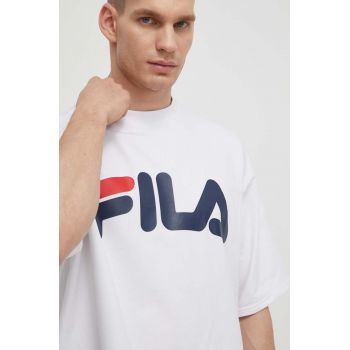 Fila tricou Lowell barbati, culoarea alb, cu imprimeu, FAM0655 de firma original