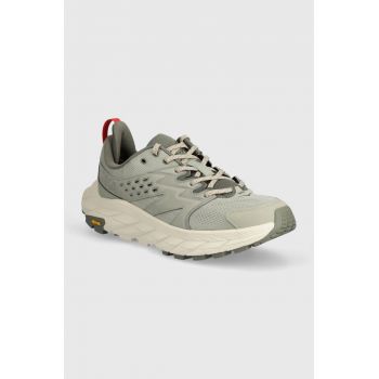 Hoka pantofi Anacapa Breeze Low barbati, culoarea verde, 1127920