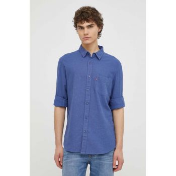 Levi's camasa din bumbac barbati, cu guler clasic, regular