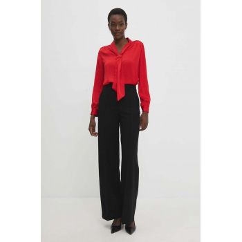 Answear Lab bluza femei, culoarea rosu, neted ieftina
