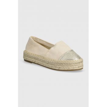 Answear Lab espadrile culoarea bej, cu platforma