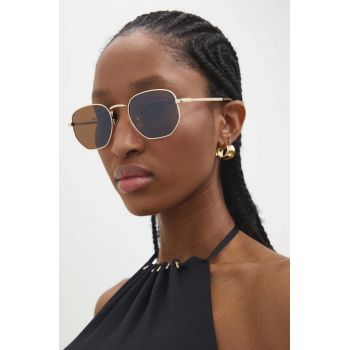 Answear Lab ochelari de soare femei, culoarea auriu ieftini