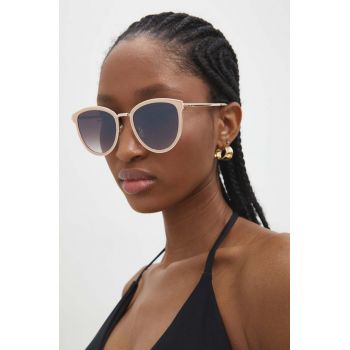 Answear Lab ochelari de soare femei, culoarea bej ieftini