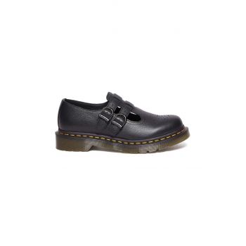 Dr. Martens pantofi de piele 8065 Mary Jane femei, culoarea negru, cu toc plat, DM30692001 de firma originali