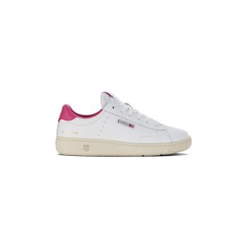 K-Swiss sneakers din piele SLAMMKLUB CC culoarea alb, 98911.977.M