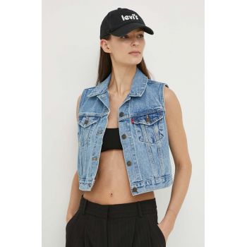 Levi's vesta de blugi femei, de tranzitie