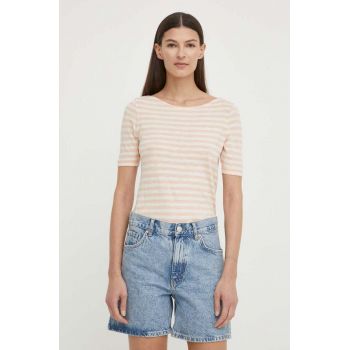 Marc O'Polo tricou din bumbac femei, culoarea roz