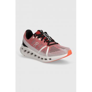 On-running pantofi de alergat Cloudsurfer culoarea rosu de firma originali