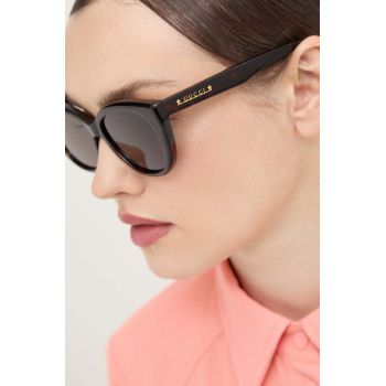 Gucci ochelari de soare femei, culoarea maro