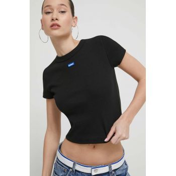 HUGO Blue tricou femei, culoarea negru 50510749 de firma original