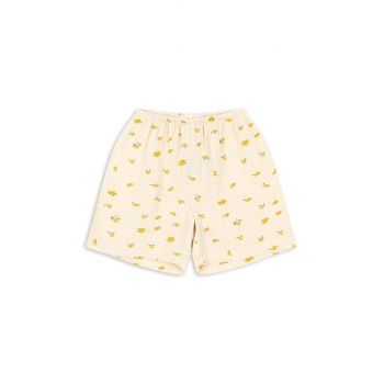 Konges Sløjd pantaloni scurți din bumbac pentru copii culoarea portocaliu, modelator