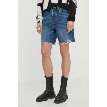 Levi's pantaloni scurti jeans femei, neted, high waist