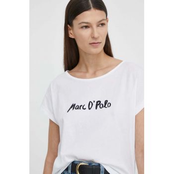 Marc O'Polo tricou din bumbac femei, culoarea alb ieftin