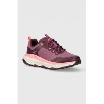 Skechers pantofi D'LUX JOURNEY femei, culoarea violet de firma originala