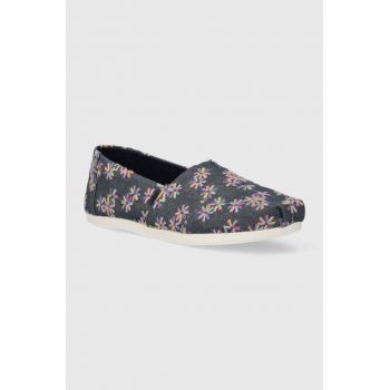 Toms tenisi Alpargata culoarea albastru marin, 10020650 de firma originale